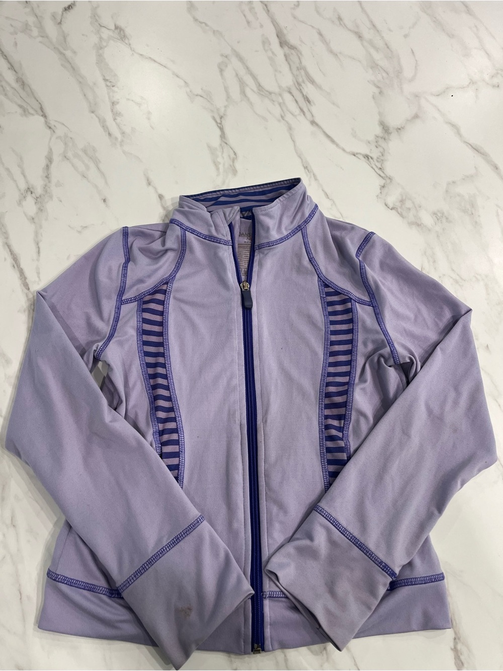 Danskin Lavender Full-Zip Girls' Active Jacket